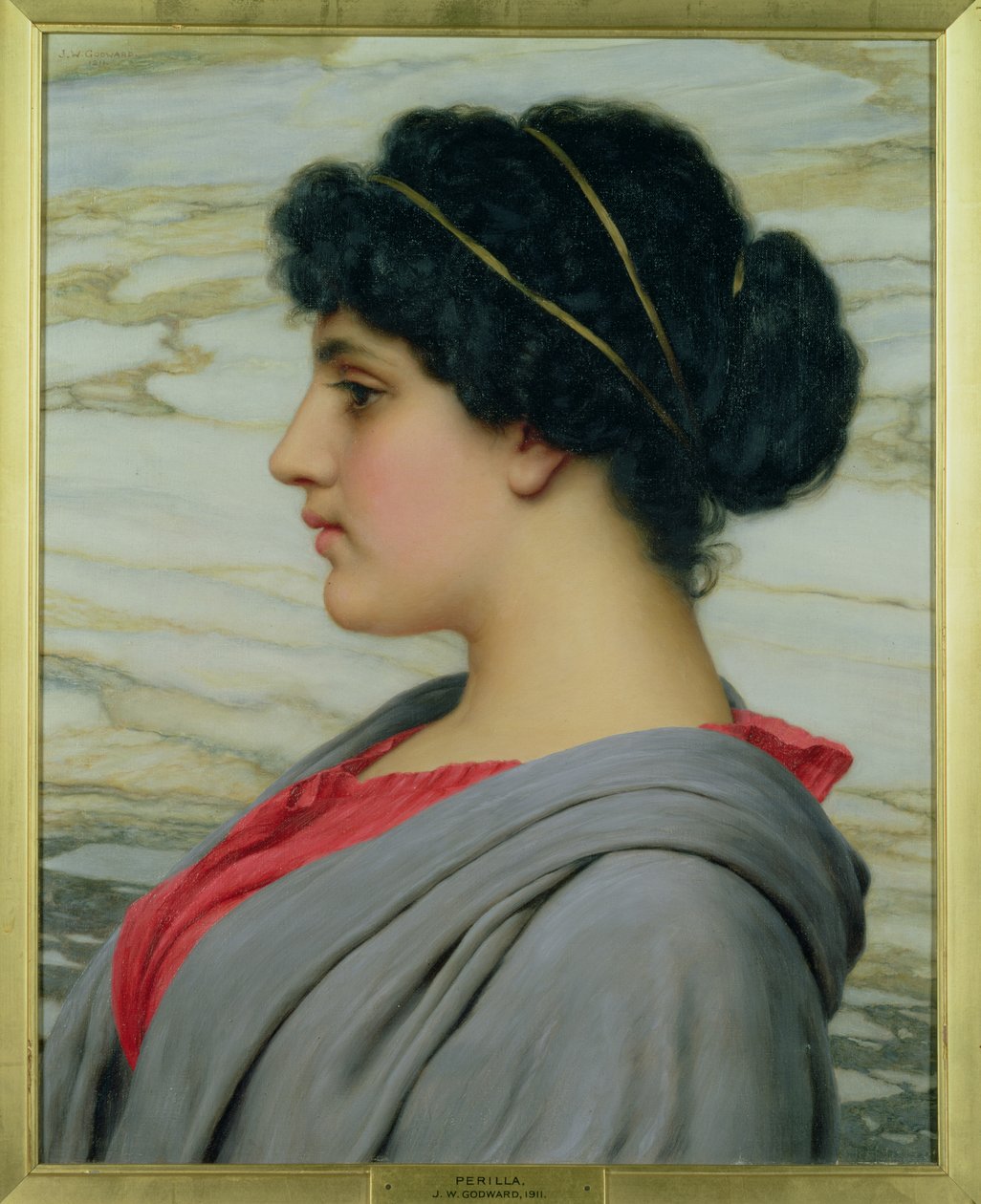 Knob, 1911 av John William Godward