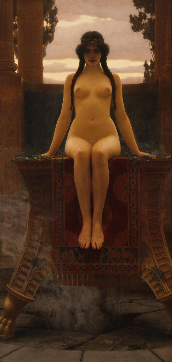 Det delfiska oraklet av John William Godward