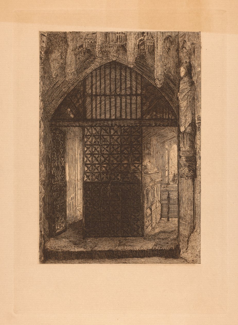 I Westminster Abbey av John William Inchbold