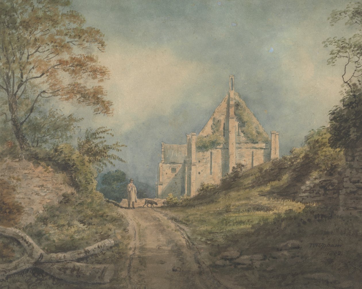 Abbey Barn, Abbotsbury av John William Upham