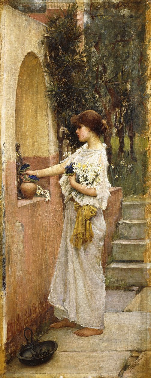 Ett romerskt offer av John William Waterhouse
