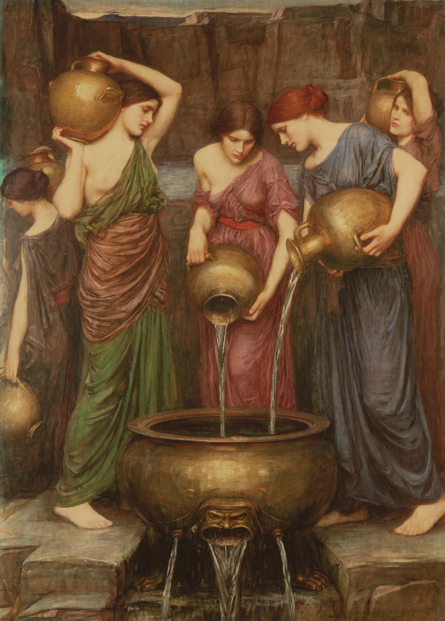 Danaides, 1904 av John William Waterhouse