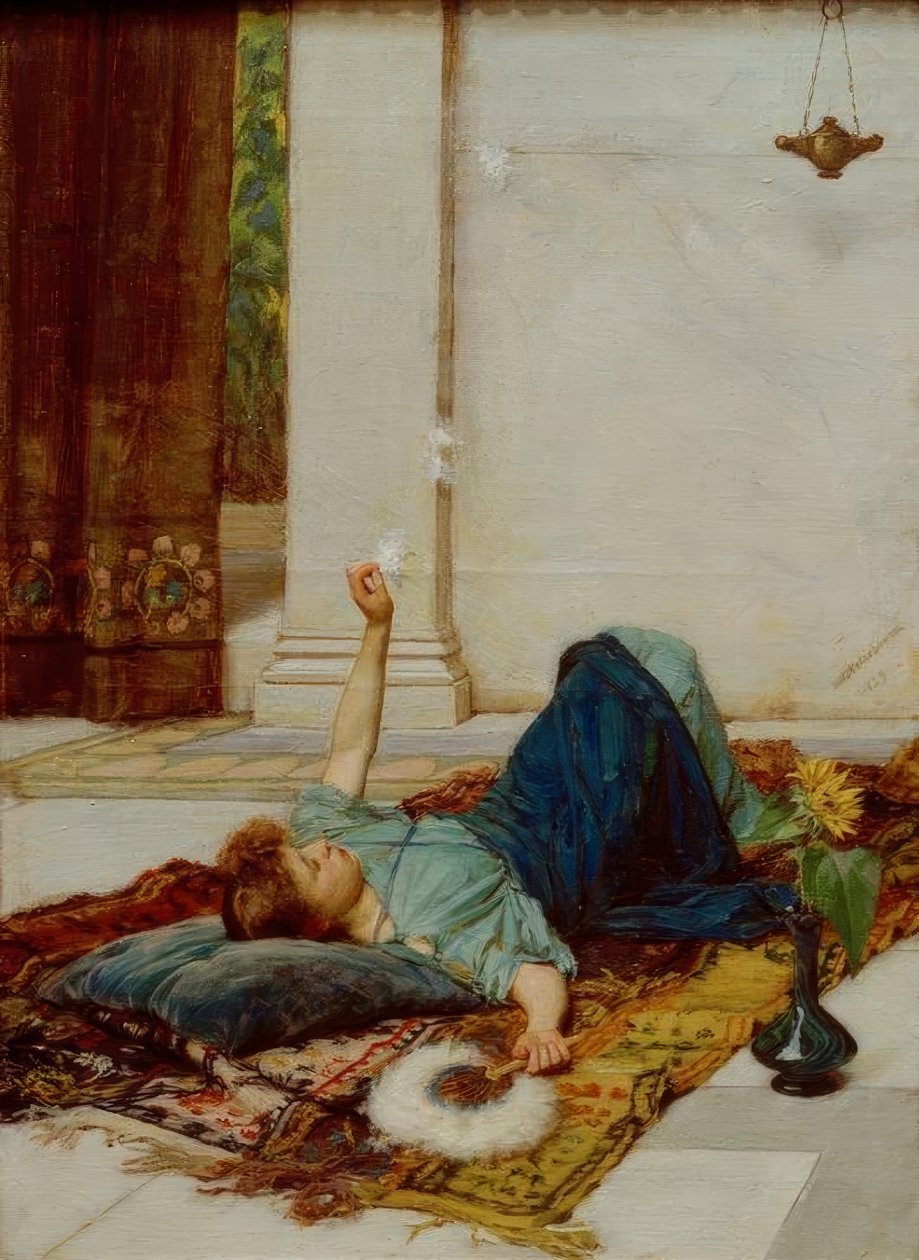 Söt gör ingenting av John William Waterhouse