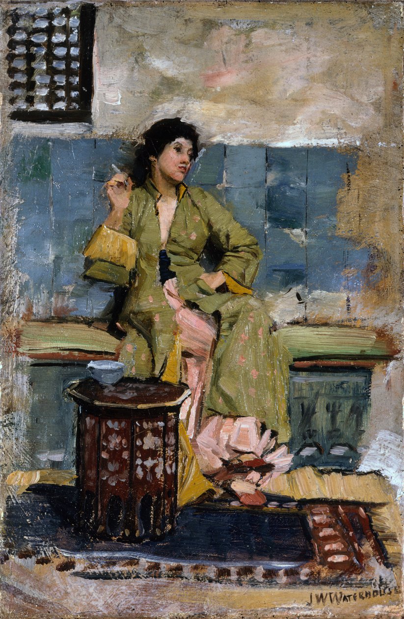 Eastern Reminiscences, c.1874 (olja på duk) av John William Waterhouse