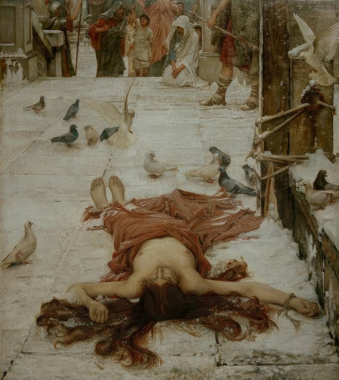 Saint Eulalia av John William Waterhouse