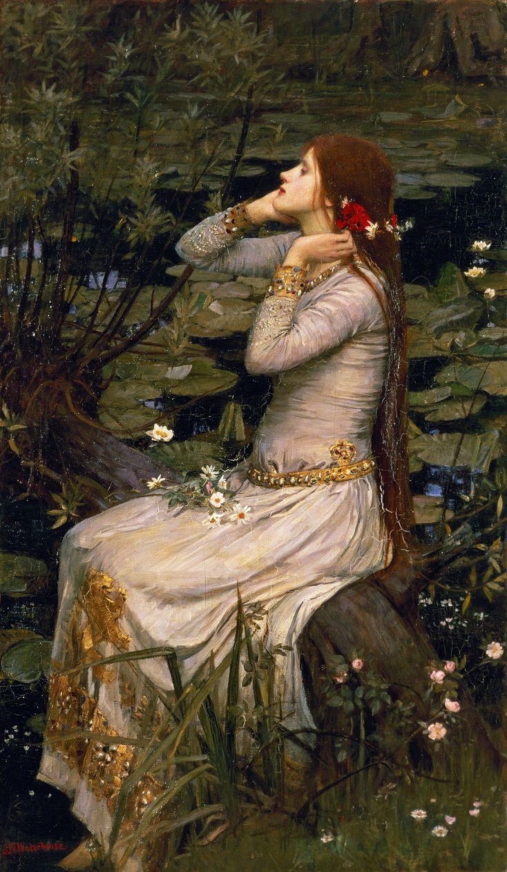 Ophelia, 1894 av John William Waterhouse