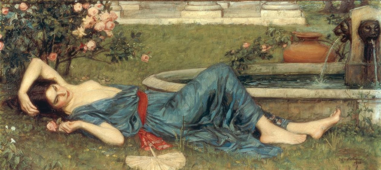 Söt sommar av John William Waterhouse