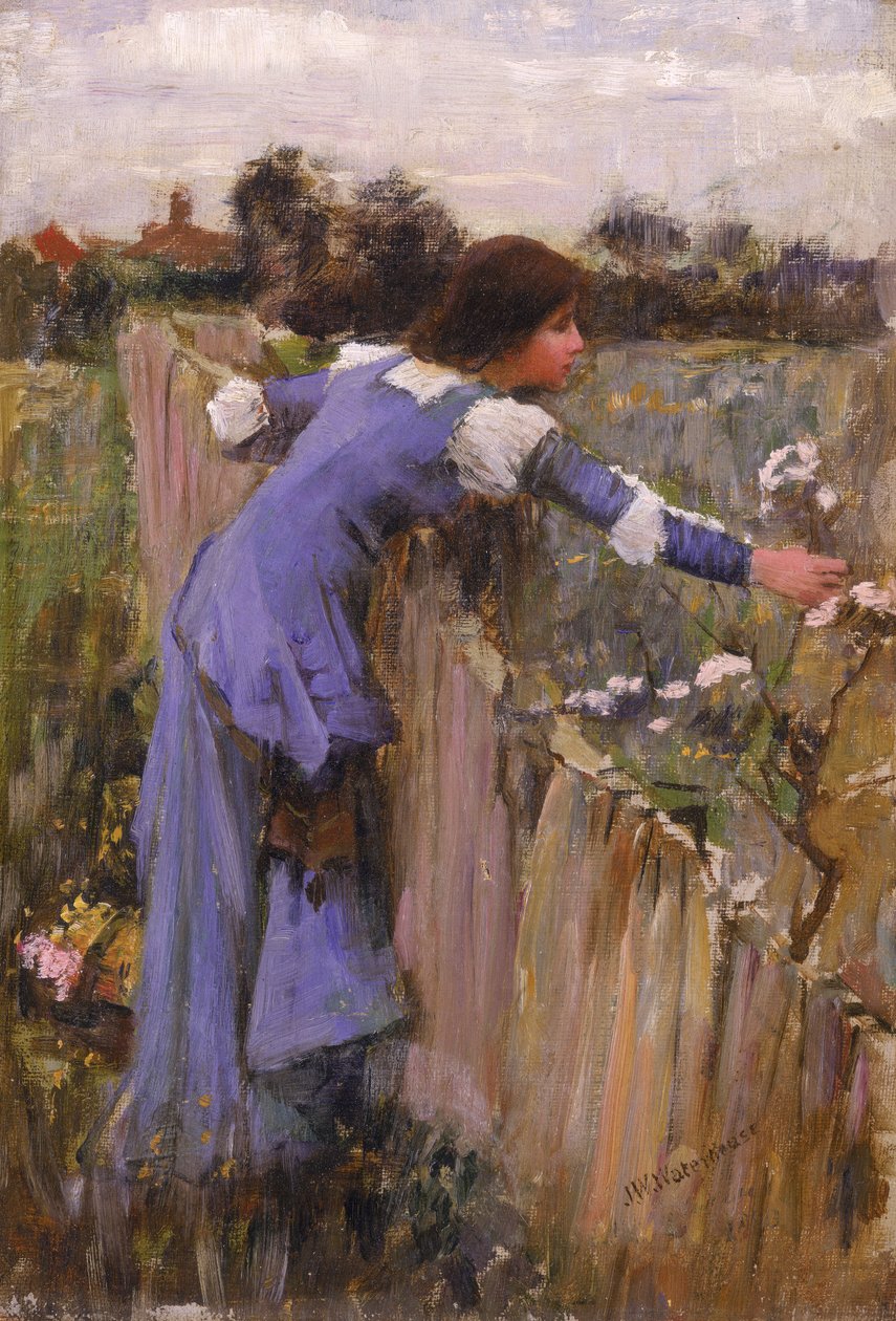 Blomsterplockaren av John William Waterhouse