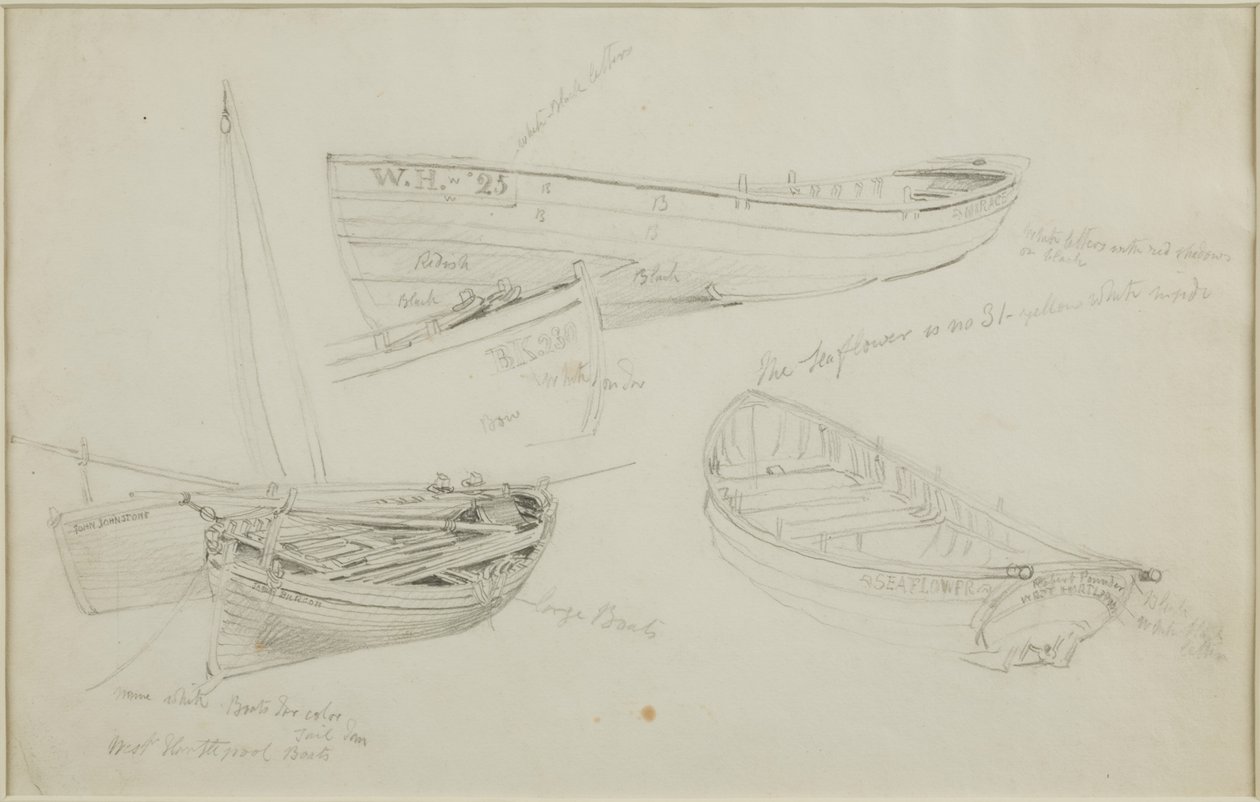 West Hartlepool båtar av John Wilson Carmichael