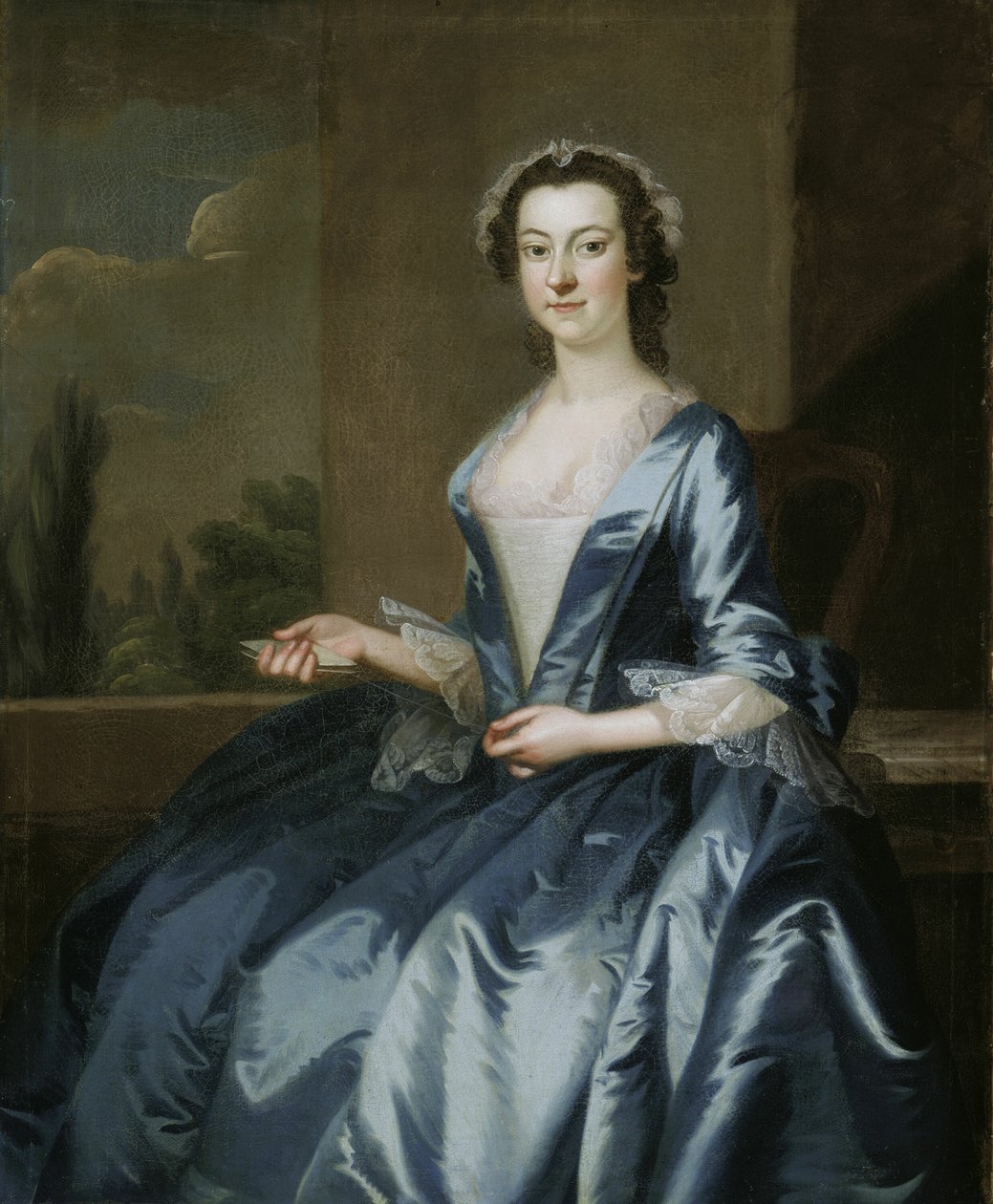 Porträtt av en kvinna, 174952. av John Wollaston