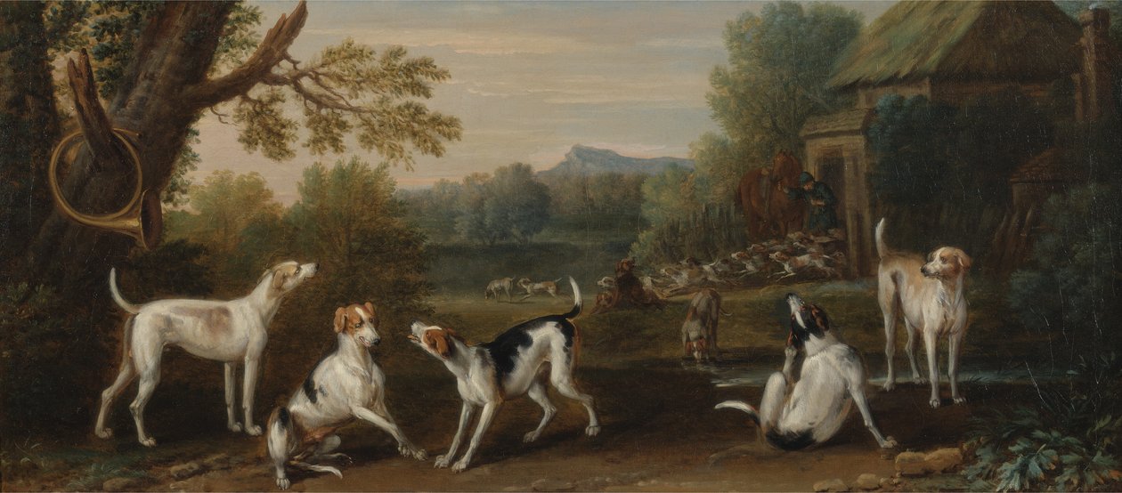 Releasing the Hounds, c.1765 av John Wootton