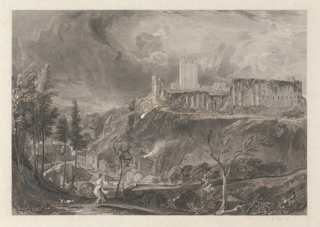 Richmondshire Castle and Town av John Wykeham Archer