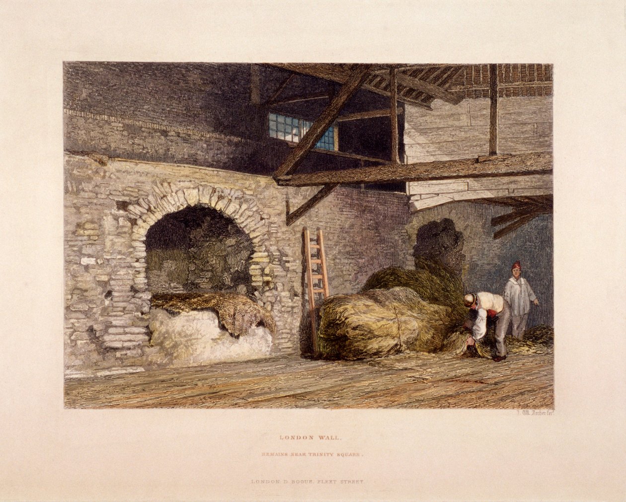 Trinity Square, London, 1851 av John Wykeham Archer
