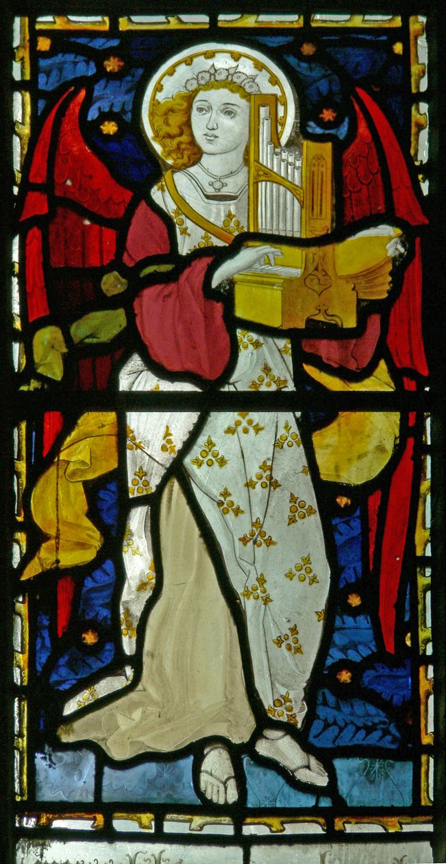 Musikalisk ängel, 1870 av John and Grylls Burlison