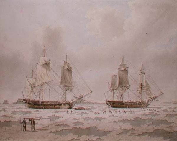 Commodore Phipps expedition av John the Younger Cleveley
