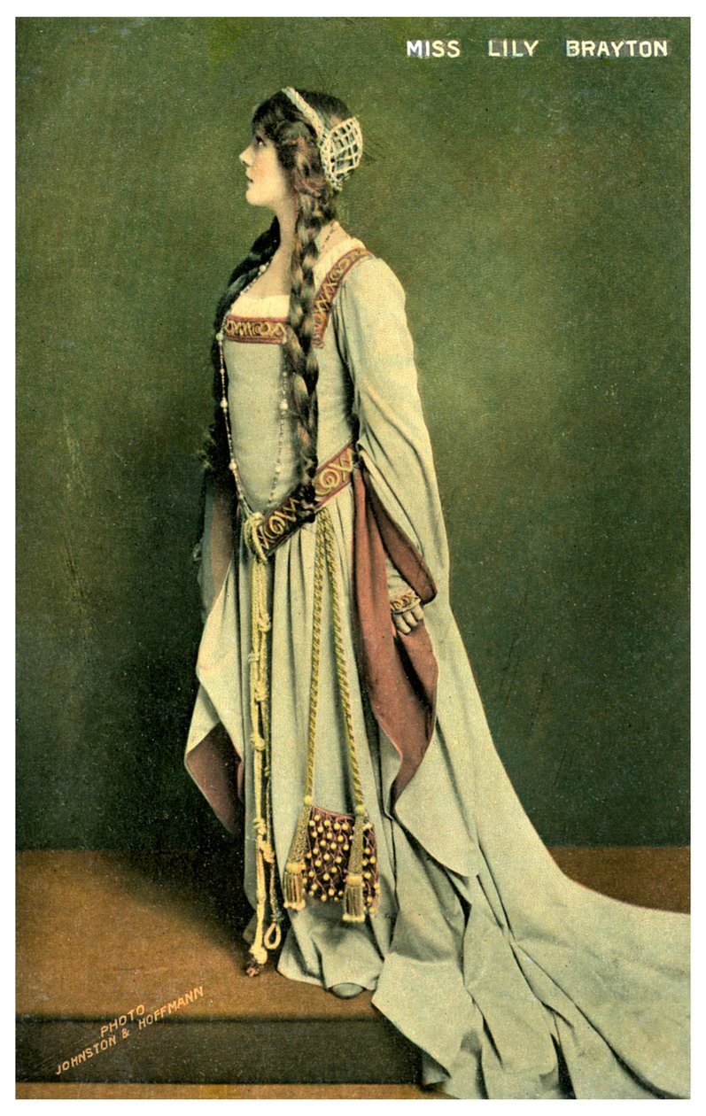Lily Brayton, brittisk skådespelerska, c1900-1919. av Johnston and Hoffman