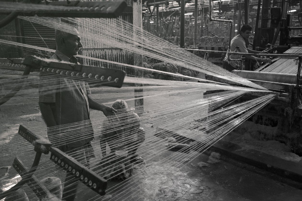 Jutefabrik, Kolkata, Indien, 2017 (foto) av Jon Nicholson