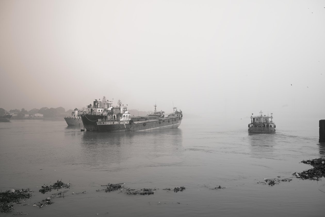 Jutefabrik, Kolkata, Indien, 2017 (foto) av Jon Nicholson