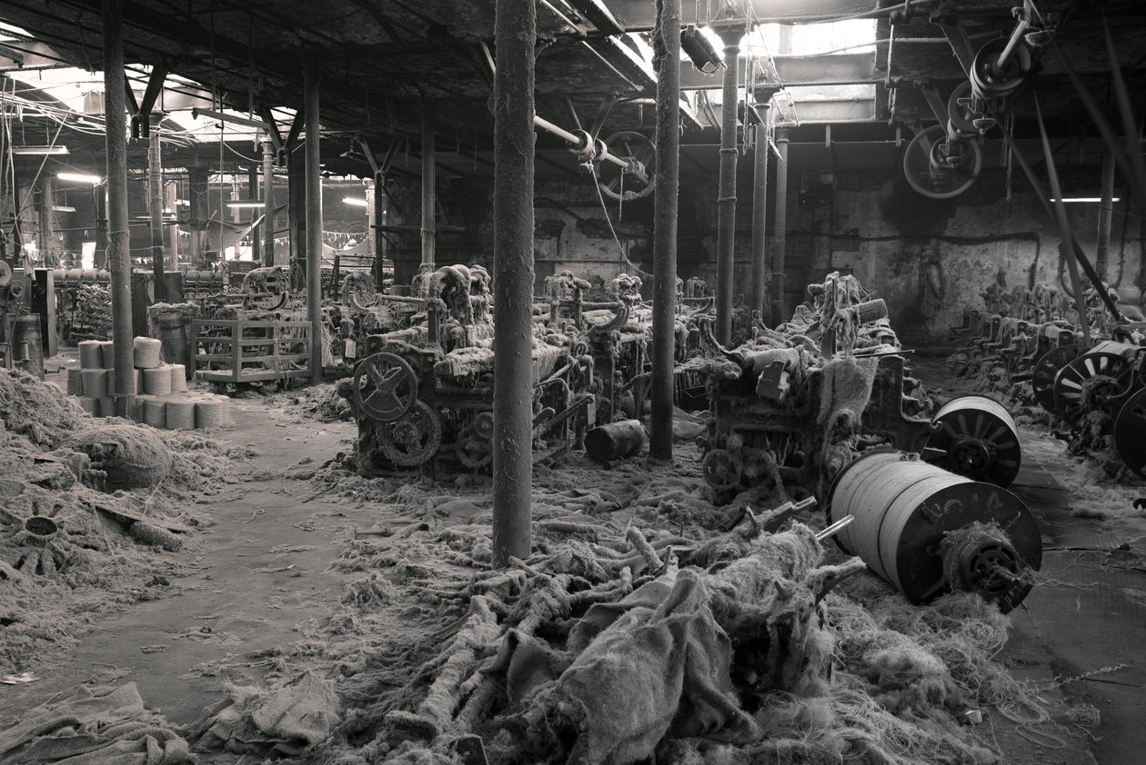 Jutefabrik, Kolkata, Indien, 2017 (foto) av Jon Nicholson