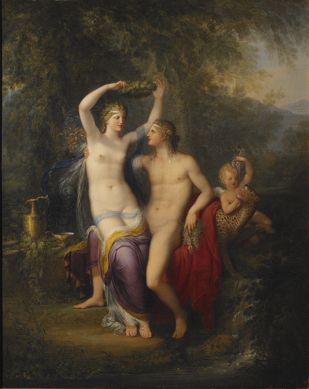 Bacchus och Ariadne av Jonas Akerstrom