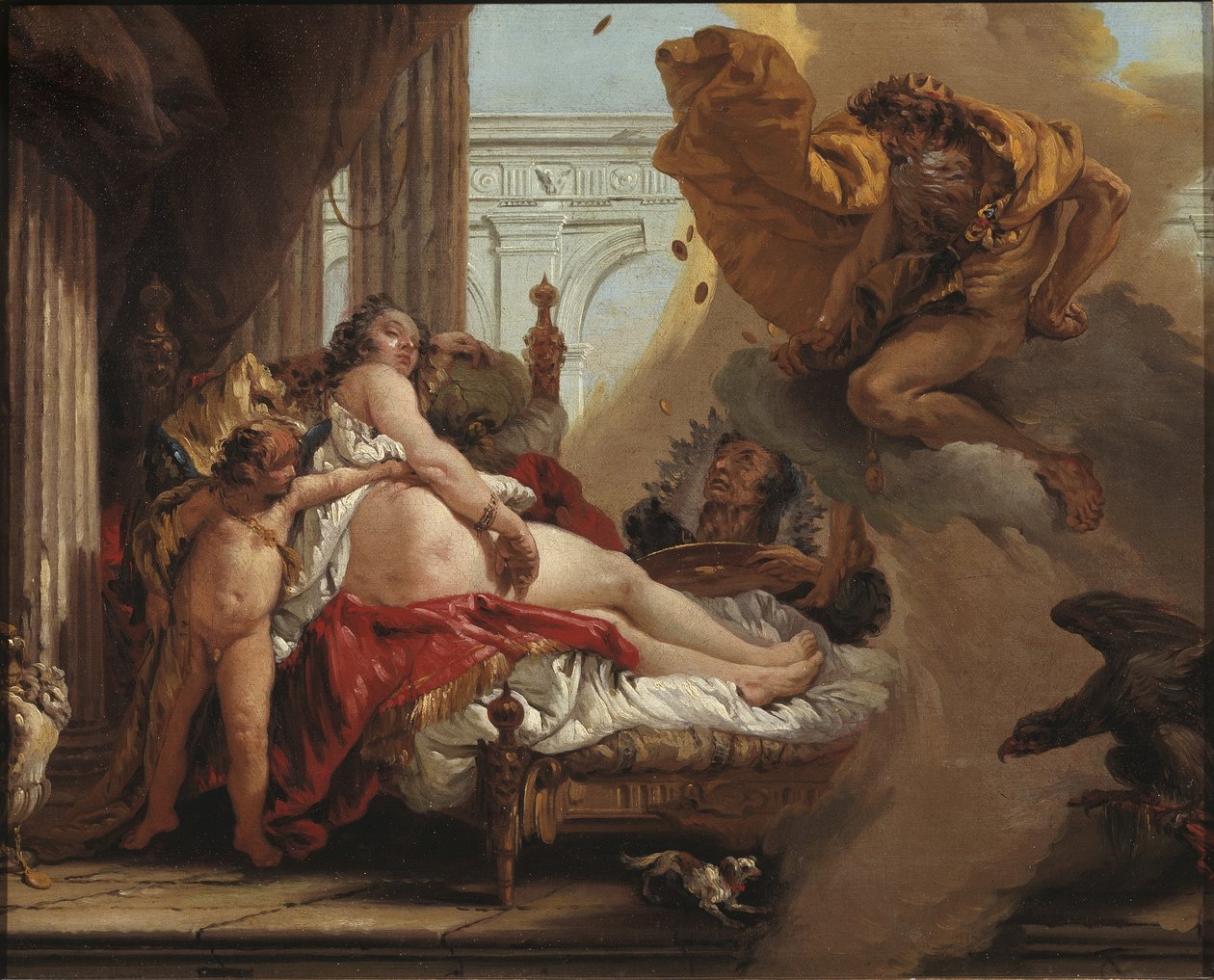 Danaë och guldduschen av Jonas Hoffmann