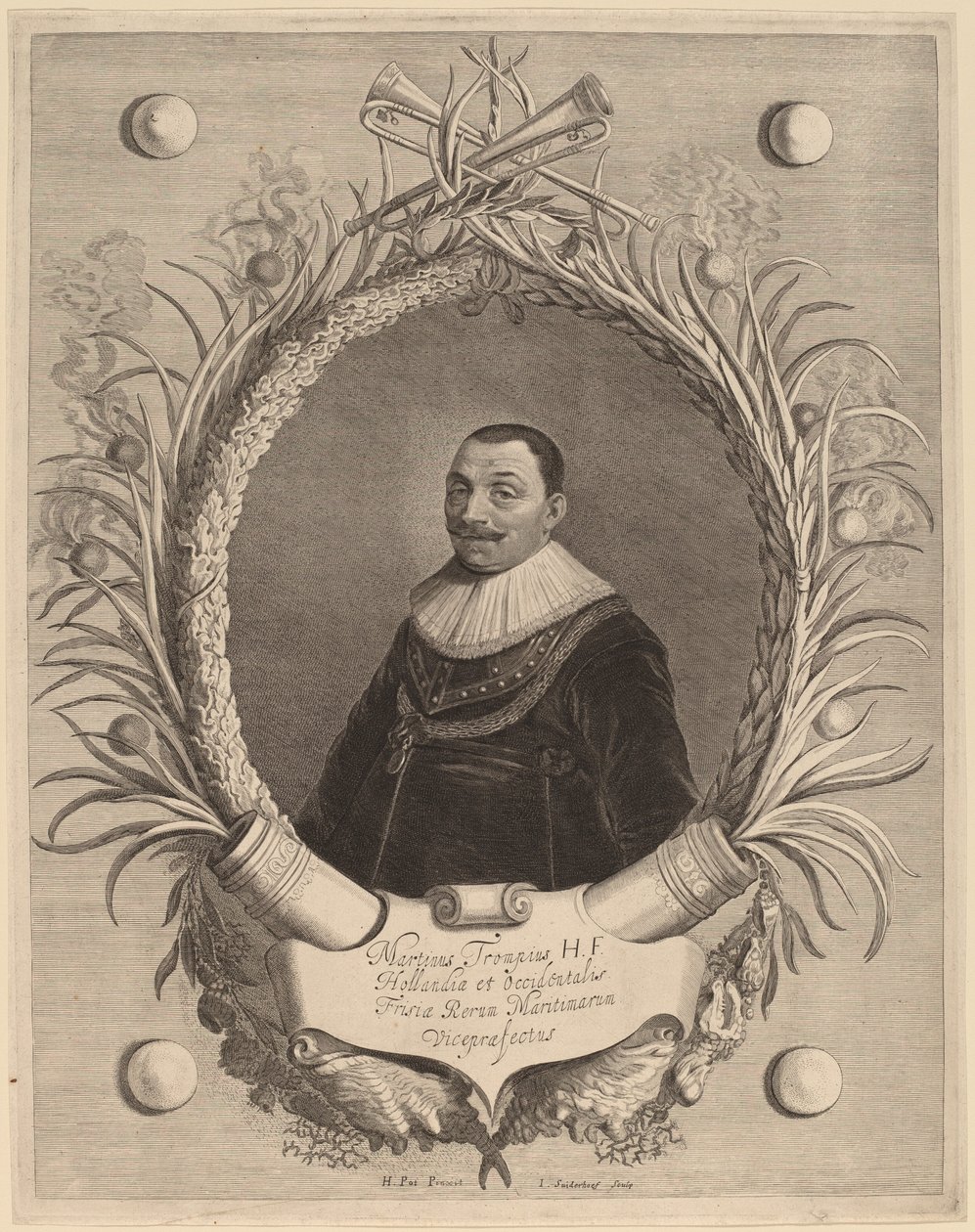 Martin van Tromp av Jonas Suyderhoff after Hendrik Gerritsz Pot