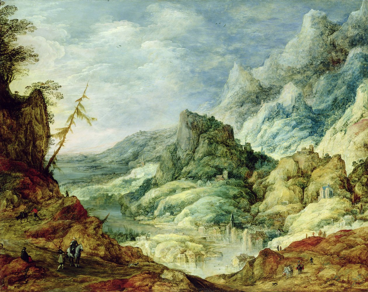 Alpine Landscape, c.1620  av Joos or Josse de Momper