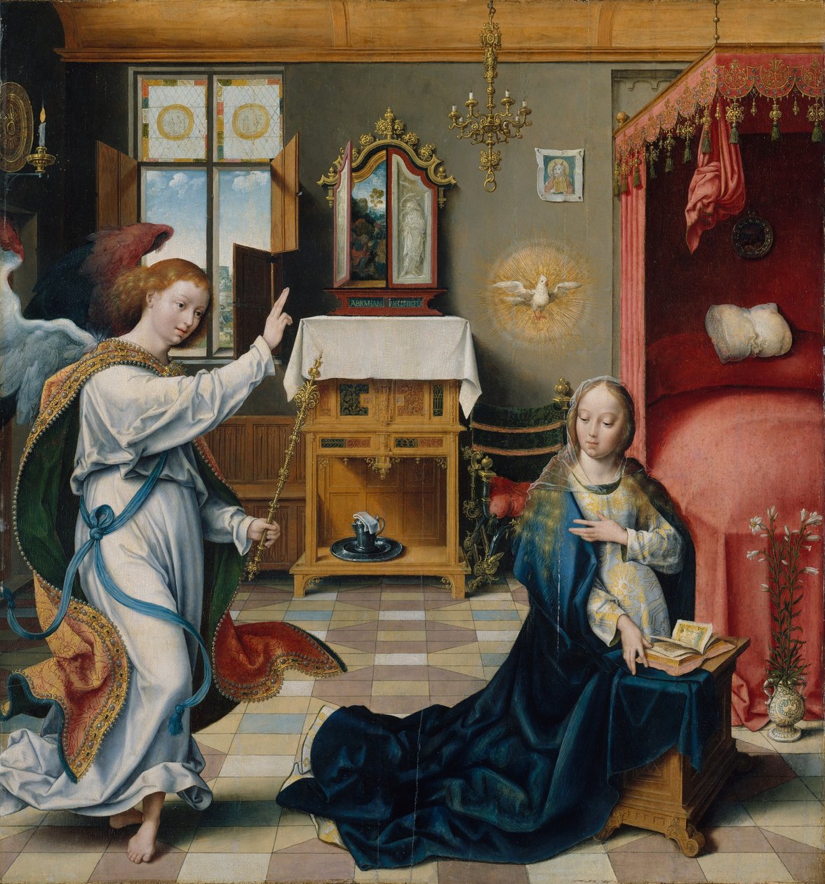 Bebådelsen av Joos van Cleve