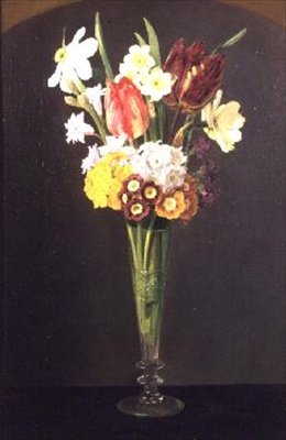 Vas med blommor av Jorgan Roed