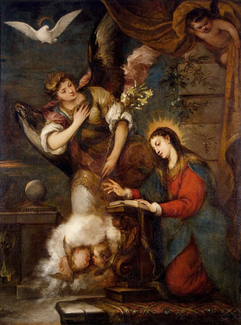 The Annunciation av José Antolínez