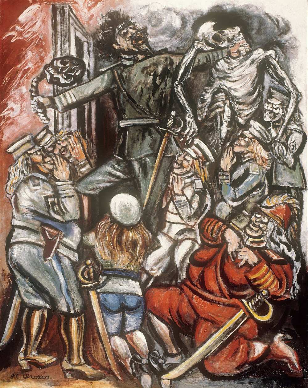 The Demagogue av José Clemente Orozco