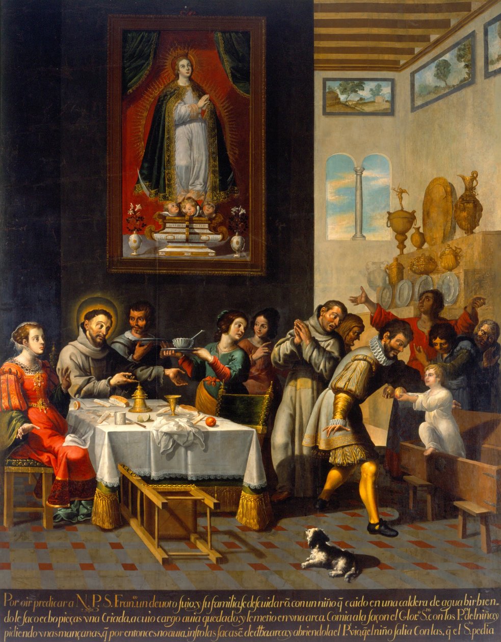 Mirakel av Saint Fruncis av Assisi av José Juárez