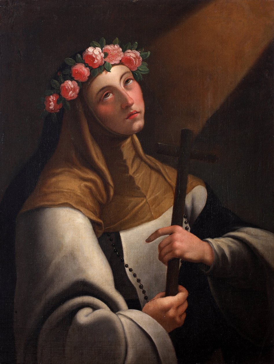 Saint Rose of Lima av José del Pozo