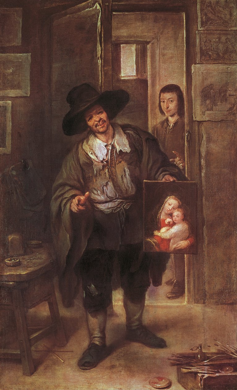 Studioscen, efter 1670 (olja på duk) av José Antolínez