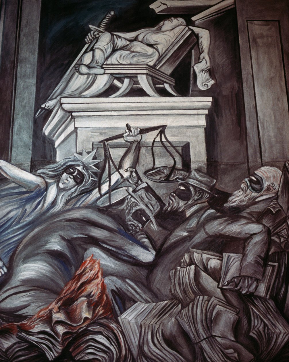 Rättvisa (detalj) av José Clemente Orozco