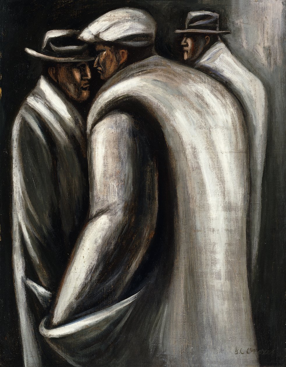 De arbetslösa, ca 1928-30 (olja på duk) av José Clemente Orozco