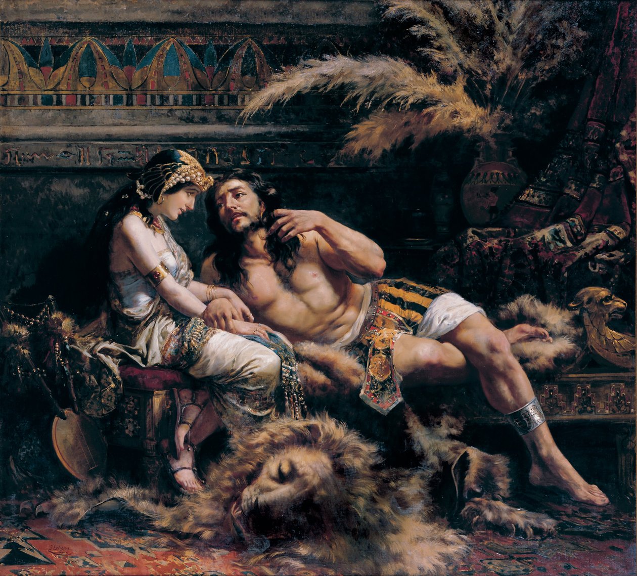 Samson och Delila av José Echenagusia Errazquin