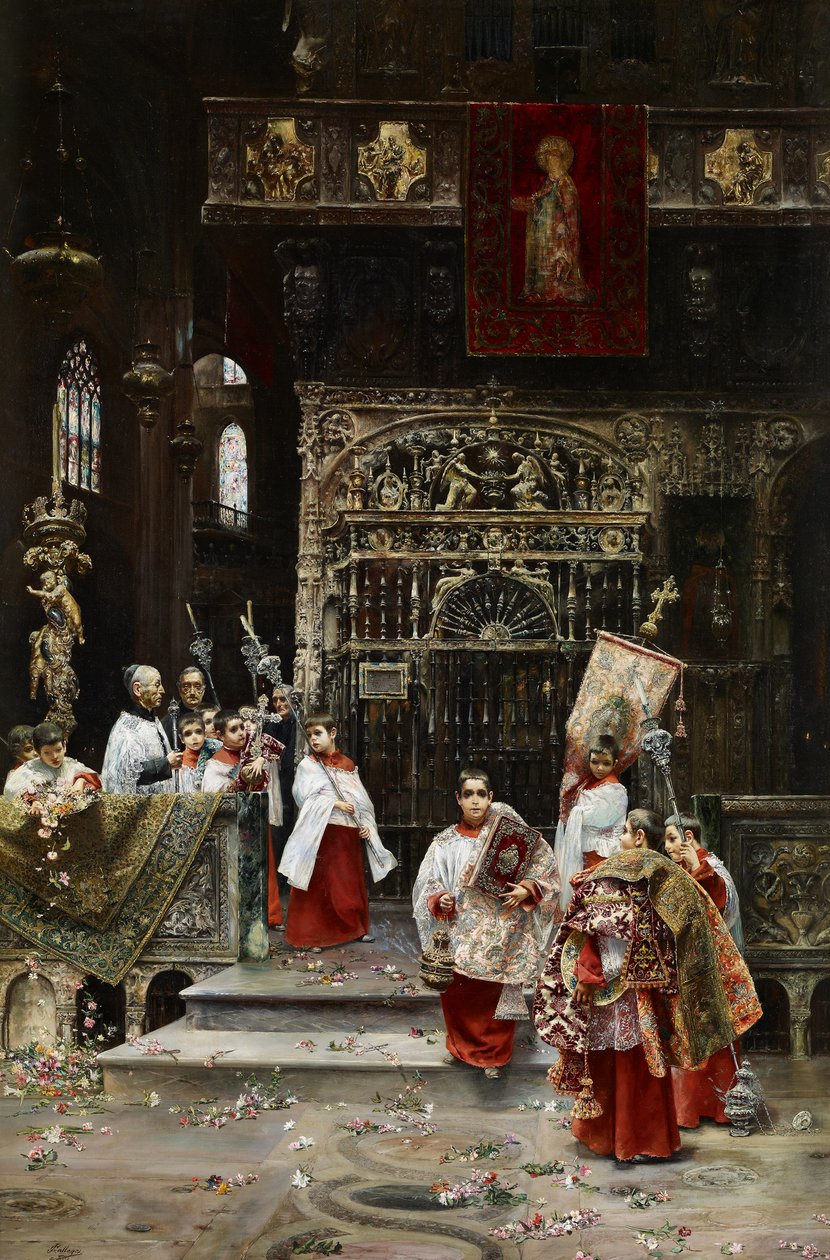 Körpojkar av José Gallegos y Arnosa