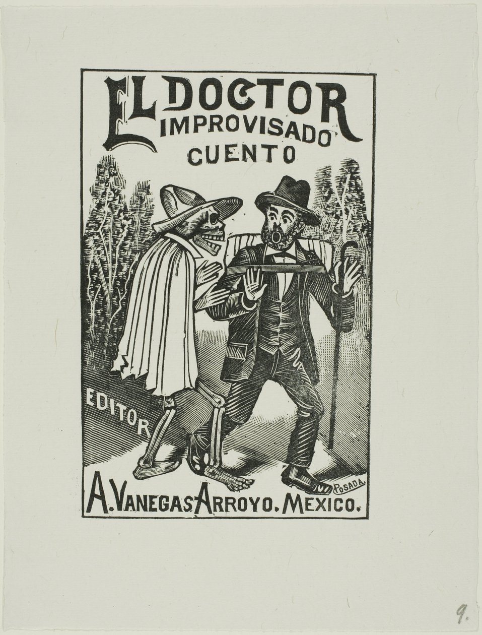 Den improviserade läkaren av José Guadalupe Posada