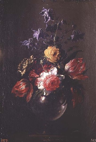 Stilleben av blommor av José Antolínez