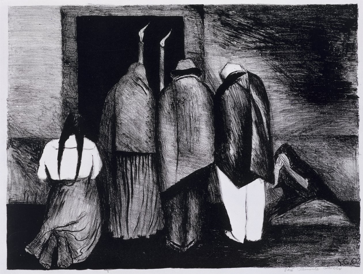 Requiem av José Clemente Orozco