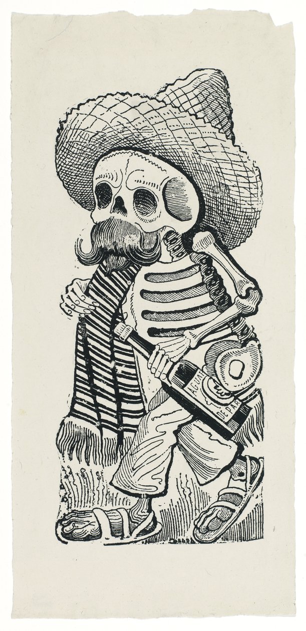 Skull of Francisco I. Madero av José Guadalupe Posada