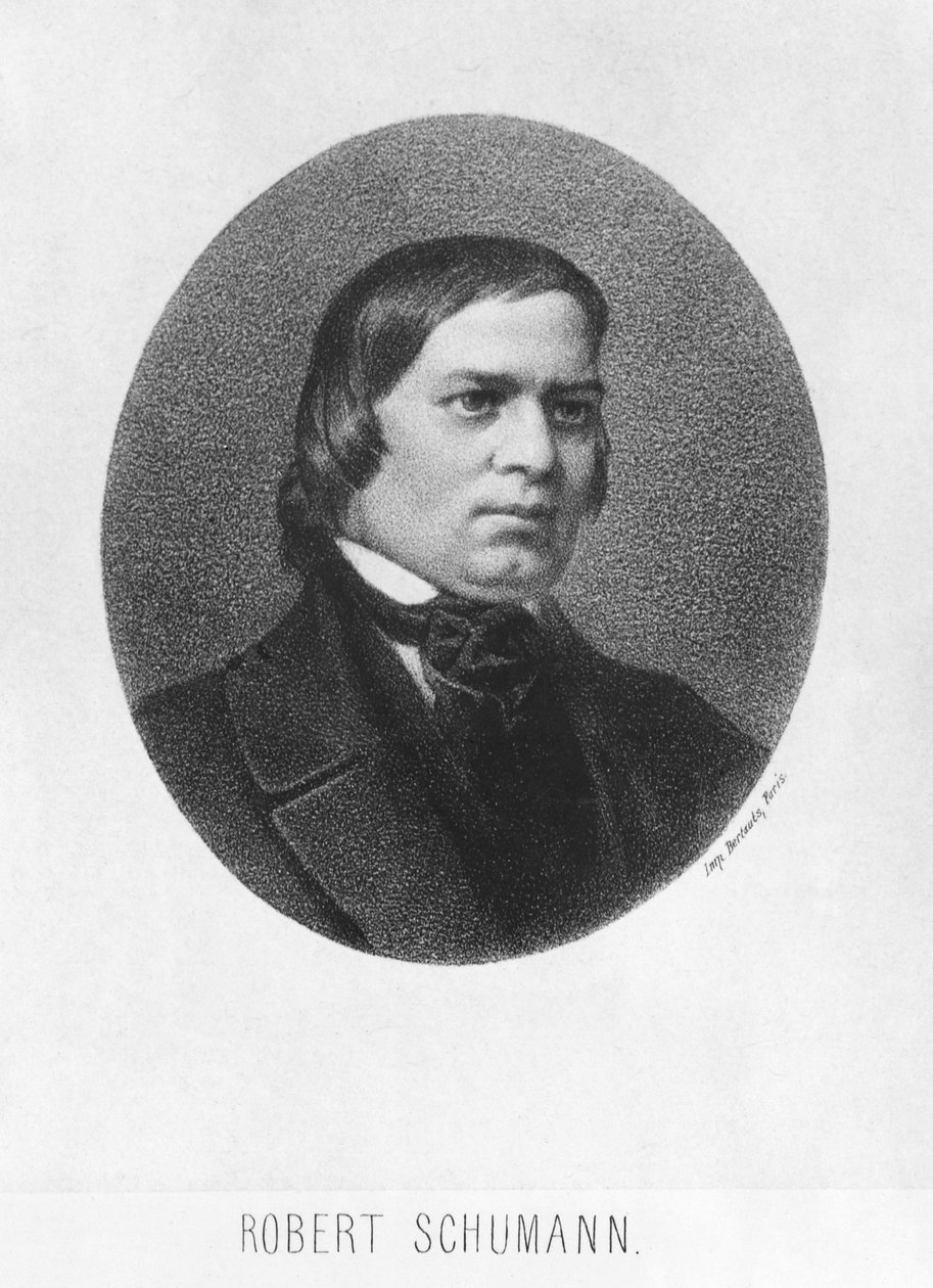 Robert Schumann, 1839 swed av Josef Nikolaus Kriehuber