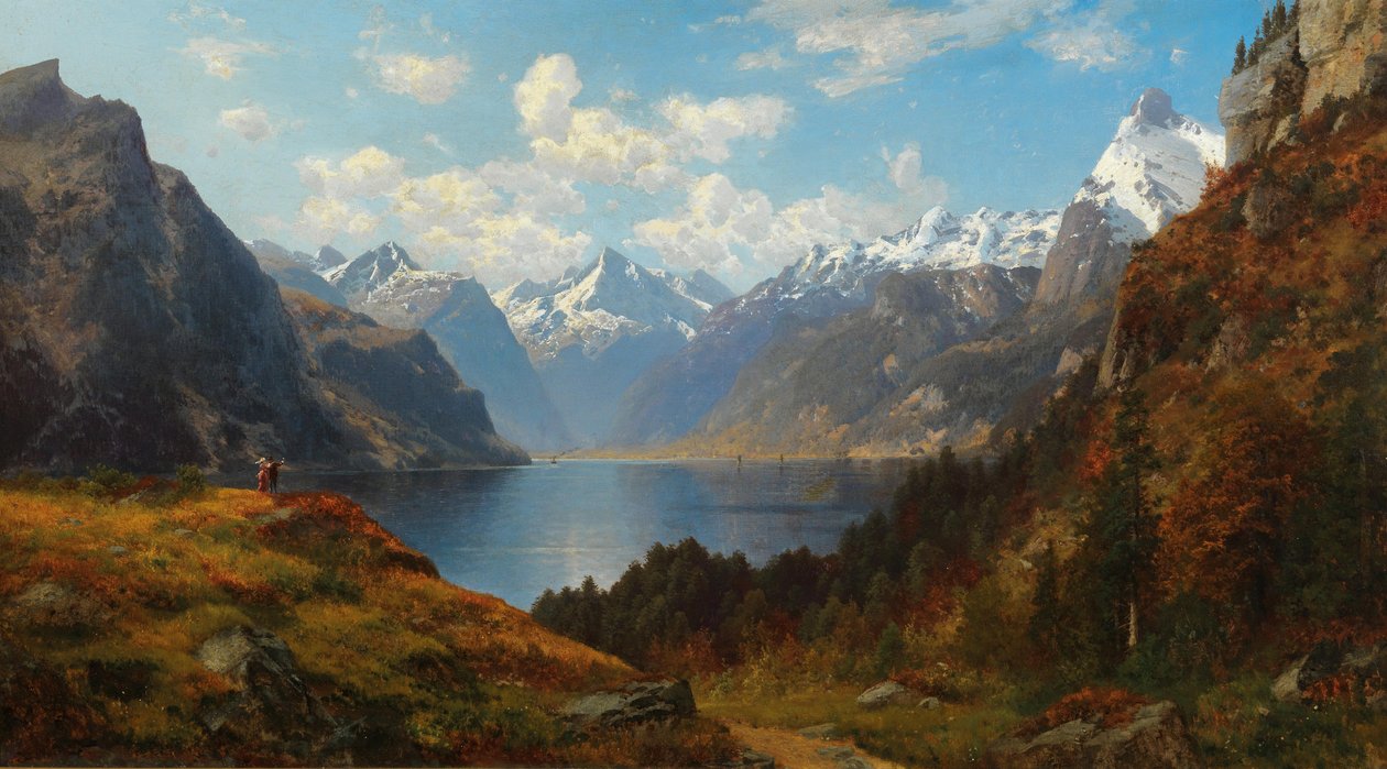 Der Urnersee vom Rüthli aus gesehen av Josef Schoyerer