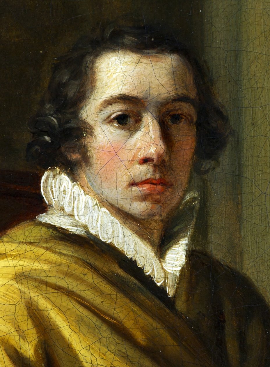 Self-portrait detalj av Josef Abel