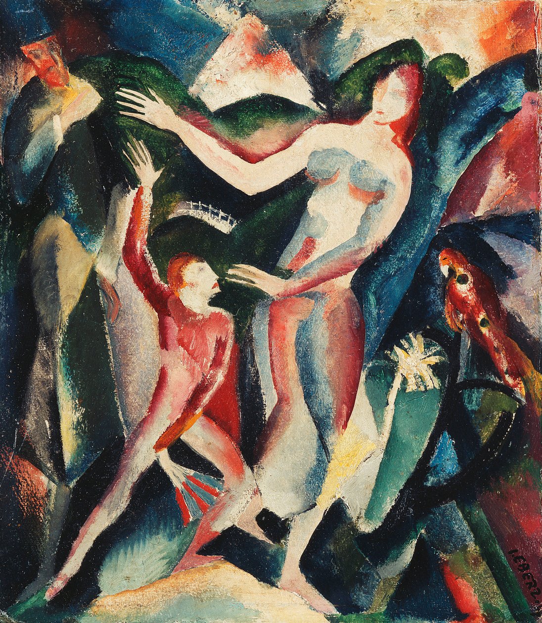Den exotiska dansen; Den exotiska dansen av Josef Eberz
