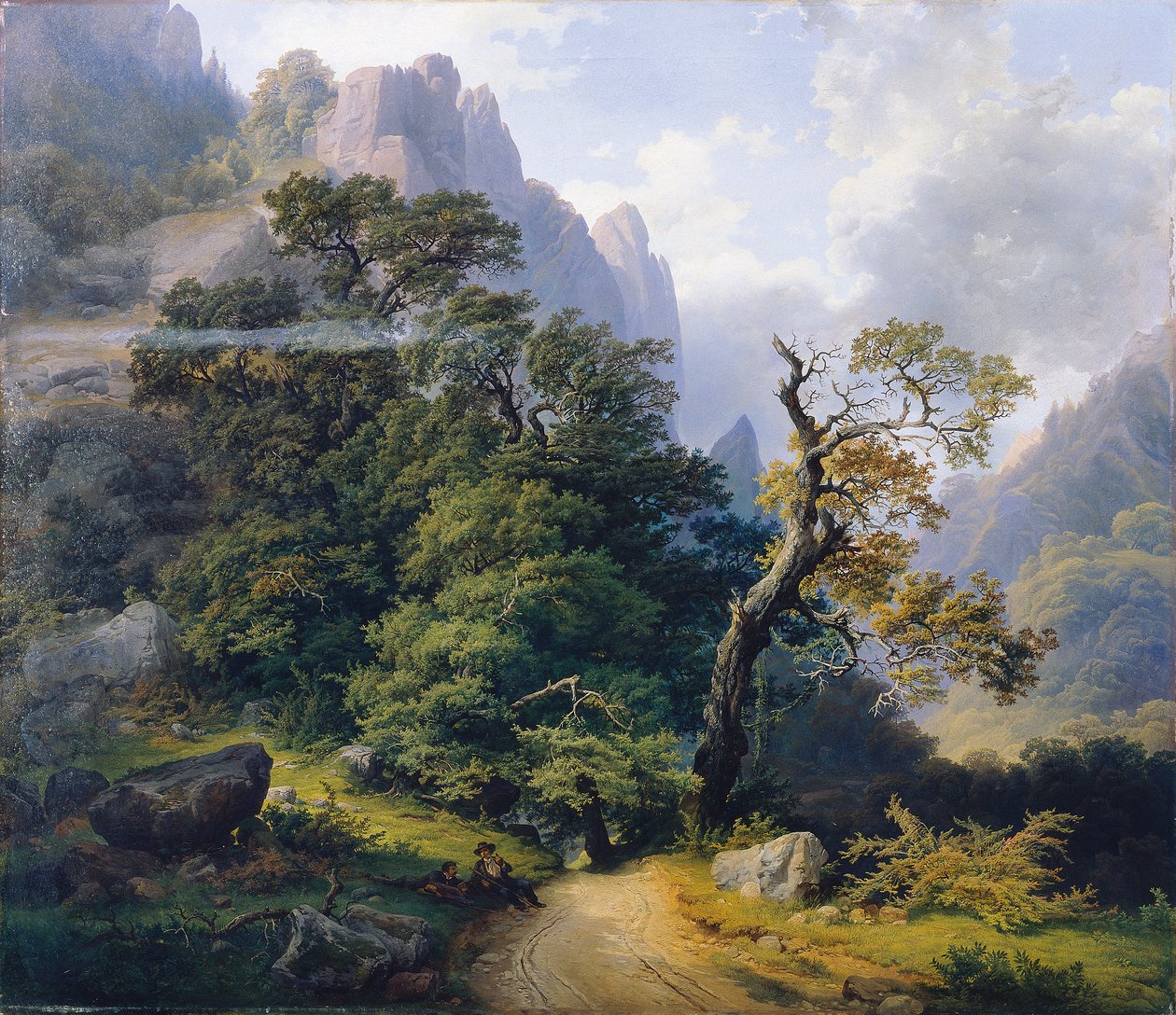 bergslandskap av Josef Holzer