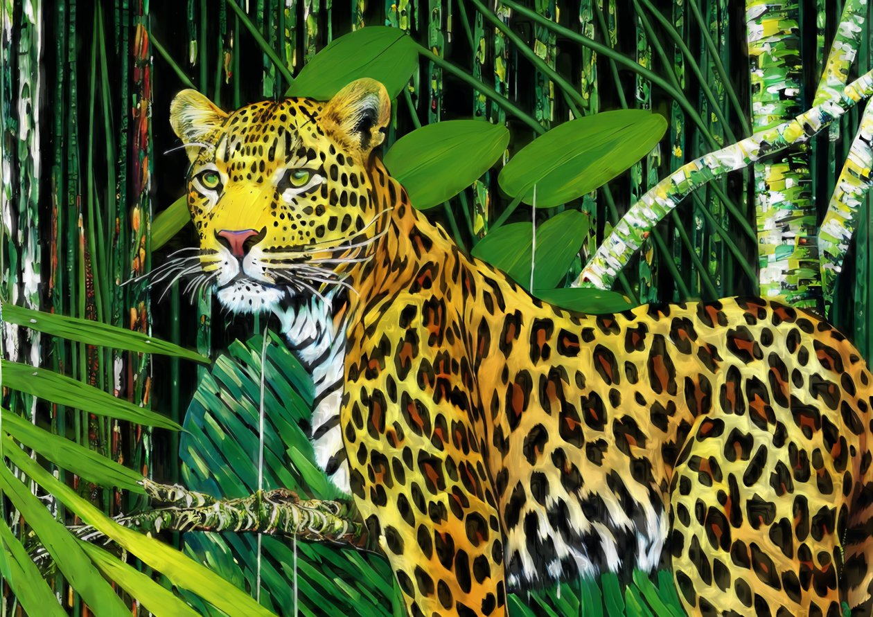 Djur: Leopard 1 av Josef Johann Michel