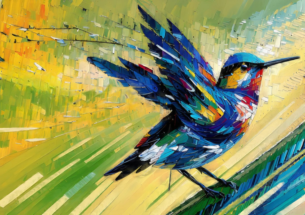 Djur: kolibri 3 av Josef Johann Michel