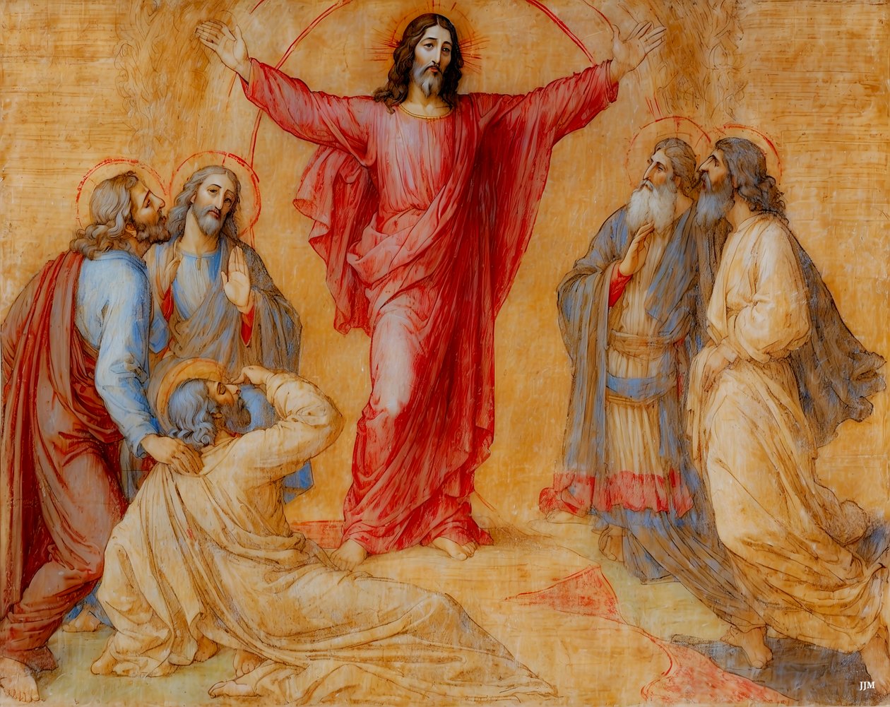Jesus_Förklaring_02 av Josef Johann Michel